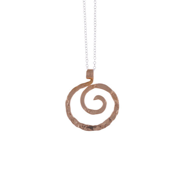 Ancient Spiral necklace in copper, bronze or sterling silver (SM) – Nora  Catherine